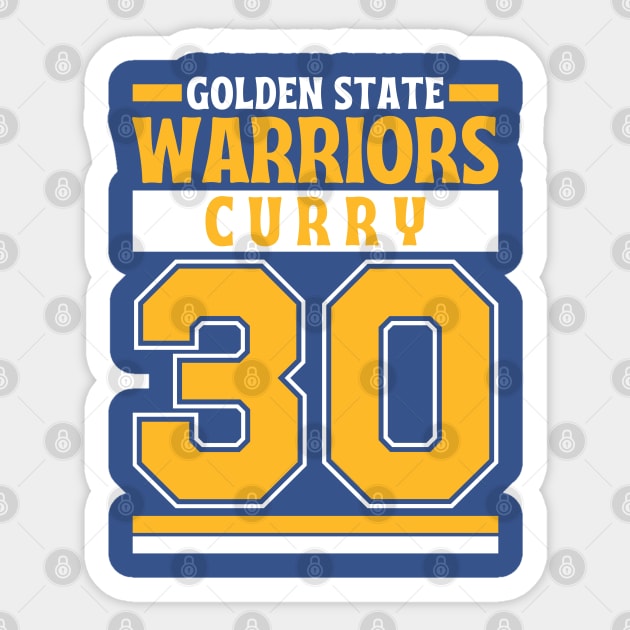 Golden State Warriors Curry 30 Limited Edition Sticker by Astronaut.co